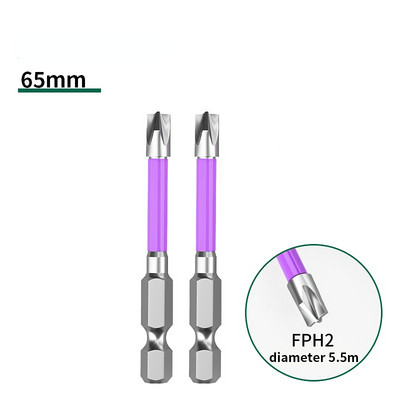 Magnetiline kruvikeeraja otsik 65 mm 110 mm magnetiline spetsiaalne piluga ristkruvikeeraja FPH2 pistikupesa lüliti elektriku käsitööriistade jaoks