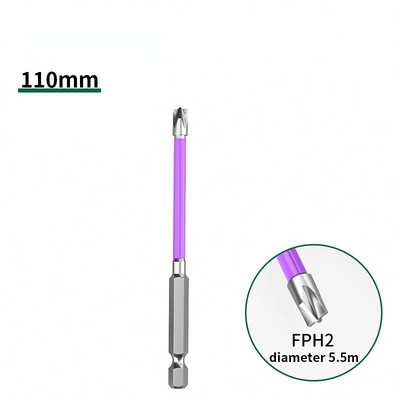 Magnetiline kruvikeeraja otsik 65 mm 110 mm magnetiline spetsiaalne piluga ristkruvikeeraja FPH2 pistikupesa lüliti elektriku käsitööriistade jaoks