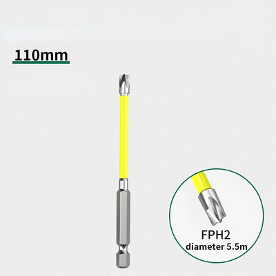 Magnetiline kruvikeeraja otsik 65 mm 110 mm magnetiline spetsiaalne piluga ristkruvikeeraja FPH2 pistikupesa lüliti elektriku käsitööriistade jaoks