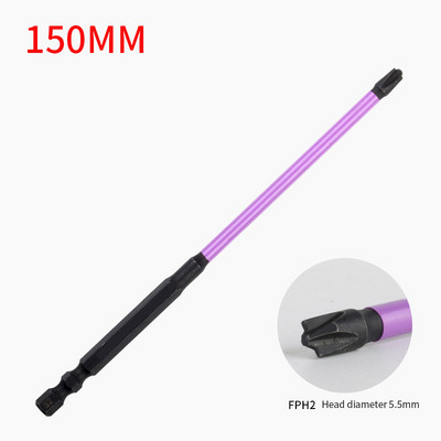 Magnetiline kruvikeeraja otsik 65 mm 110 mm magnetiline spetsiaalne piluga ristkruvikeeraja FPH2 pistikupesa lüliti elektriku käsitööriistade jaoks