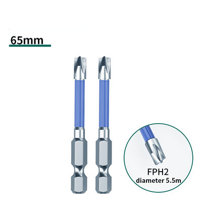Magnetiline kruvikeeraja otsik 65 mm 110 mm magnetiline spetsiaalne piluga ristkruvikeeraja FPH2 pistikupesa lüliti elektriku käsitööriistade jaoks
