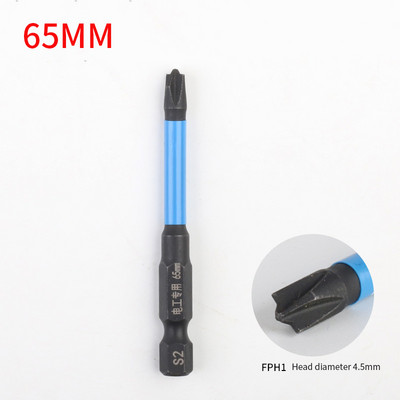 Magnetiline kruvikeeraja otsik 65 mm 110 mm magnetiline spetsiaalne piluga ristkruvikeeraja FPH2 pistikupesa lüliti elektriku käsitööriistade jaoks
