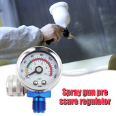 G1/4 hüvelykes szórópisztoly Állítsa be a légnyomás-szabályozó mérőműszer autók autójavítási festőszerszámai pneumatikus szerszámok szórópisztoly tartozékok