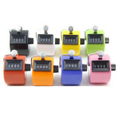 Μηχανικός μετρητής 4 ψηφίων 0000 έως 9999 Εγχειρίδιο μέτρησης αριθμών Μηχανικός μετρητής χειρός για τρέξιμο με κλωτσιές