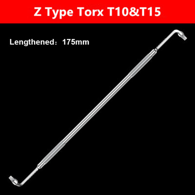 BROPPE L/Z alakú csavarhúzó bit Phillips hornyolt torx hatlapfejű készlet 90°-os derékszögű könyökből meghosszabbított mágneses csavarhúzó kulcs