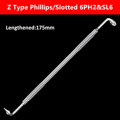 BROPPE L/Z alakú csavarhúzó bit Phillips hornyolt torx hatlapfejű készlet 90°-os derékszögű könyökből meghosszabbított mágneses csavarhúzó kulcs