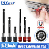 Cap de șurubelniță magnetică de burghiu electric cu eliberare rapidă cu tijă hexagonală de 1/4 inch cu instrument de mână pentru tijă de extensie pentru articulație reglabilă