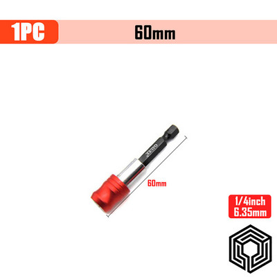 Cap de șurubelniță magnetică de burghiu electric cu eliberare rapidă cu tijă hexagonală de 1/4 inch cu instrument de mână pentru tijă de extensie pentru articulație reglabilă