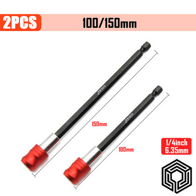 Cap de șurubelniță magnetică de burghiu electric cu eliberare rapidă cu tijă hexagonală de 1/4 inch cu instrument de mână pentru tijă de extensie pentru articulație reglabilă