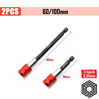 Cap de șurubelniță magnetică de burghiu electric cu eliberare rapidă cu tijă hexagonală de 1/4 inch cu instrument de mână pentru tijă de extensie pentru articulație reglabilă