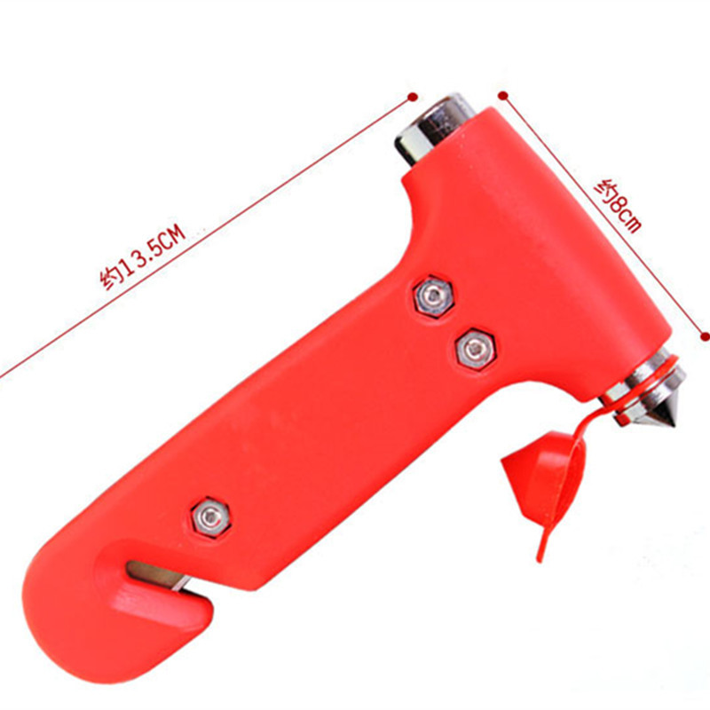 2-ühes Multi Mini ohutushaamer avariiauto haamer klaasimurdja turvavöö lõikur aken purunenud evakuatsioonitera tööriist noa tööriist