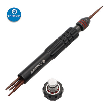 PHONEFIX 12 σε 1 Σετ κατσαβιδιών Torx Precision Bits Kit Επισκευή ανοιχτό κιτ κατσαβιδιού για iPhone X/11/12/13/14 Εργαλείο χειρός ρολογιού