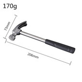 Čekić s kandžama Integrirani mali čekić Obrada drveta Specijalni čelični čekić Čekić s drvenom drškom Čekić za čavle