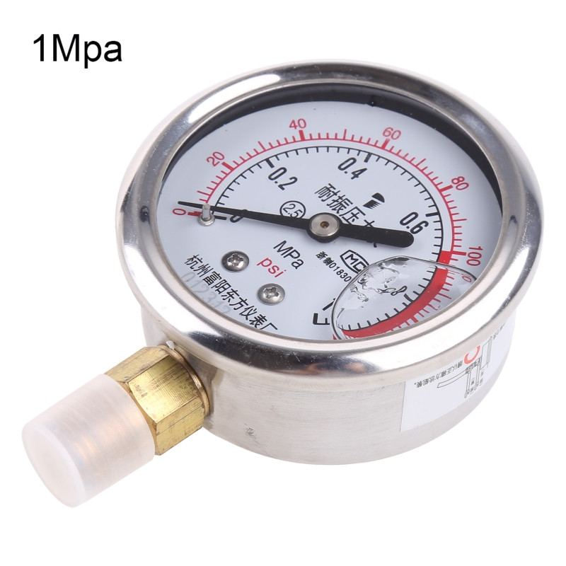 Oro alyvos vandens hidraulinis slėgio matuoklis, apatinio tvirtinimo slėgio matavimo įrankis