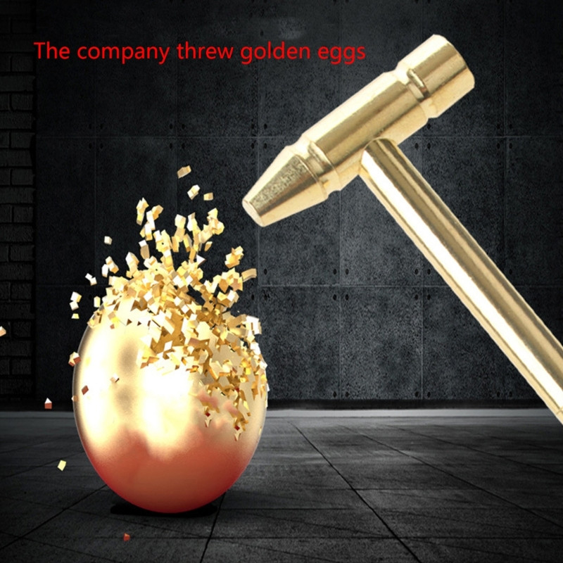 6 u 1 bakreni čekić Mali okrugli višenamjenski čekić odvijač