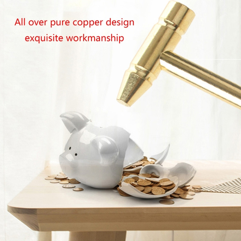 6 u 1 bakreni čekić Mali okrugli višenamjenski čekić odvijač