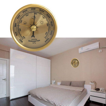 70 мм атмосферен домашен барометър, точно прогнозиране на времето, висящ на стената инструмент за прогнозиране на времето Лек дропшип