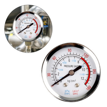 Υψηλής απόδοσης μετρητής πίεσης αέρα Αεροσυμπιεστής Μανόμετρο πίεσης Μεταλλικό-Σέλυφος TOP ones