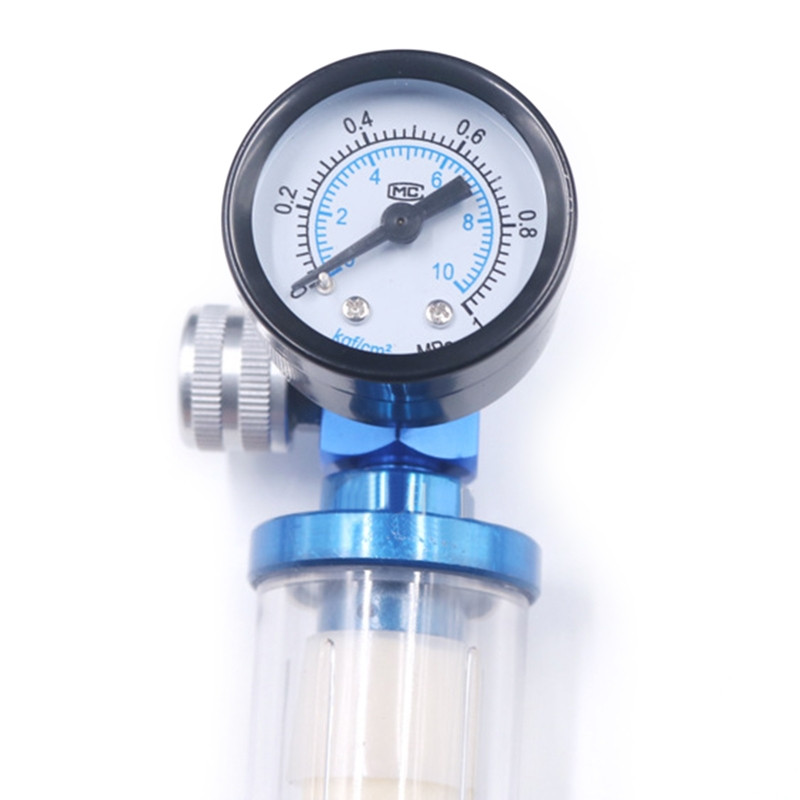 Alyvos vandens separatorius purškimo pistoletui – purškimo dažų rinkinys oro reguliatoriaus matuoklis ir oro alyvos vandens separatorius – filtras, 2 tipai M4YD