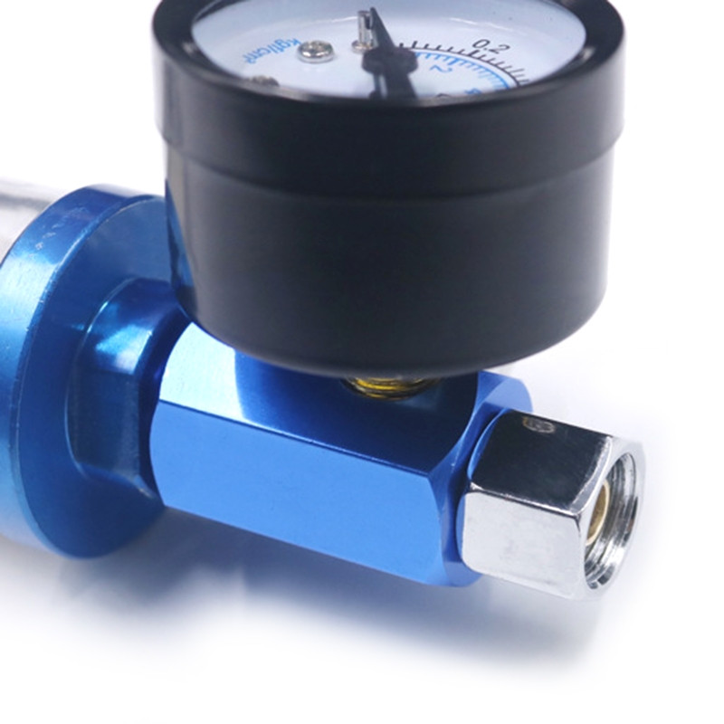 Alyvos vandens separatorius purškimo pistoletui – purškimo dažų rinkinys oro reguliatoriaus matuoklis ir oro alyvos vandens separatorius – filtras, 2 tipai M4YD