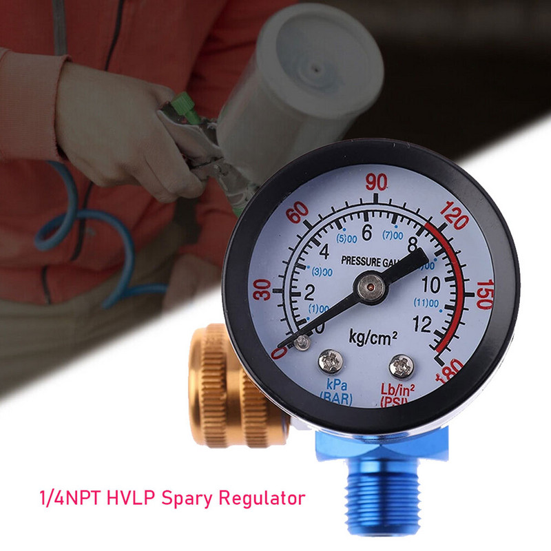 G1/4 Pneumatic Regulator Φορητός Διακόπτης Ελέγχου Πίεσης Αεροσυμπιεστή 0-11 Bar Αξεσουάρ αυτοκινήτου