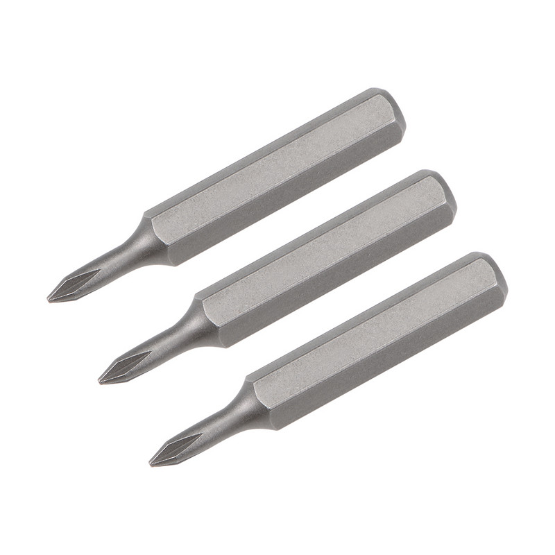 3 buc PH000 Biți de șurubelniță Phillips 5/32 inch Set de biți de șurubelniță în cruce cu tijă hexagonală 28mm S2 Instrumente cu cap de reparare набор отверток