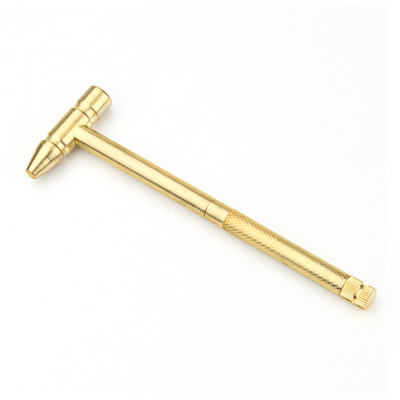 Többcélú zsebes rézkalapács kis méretű, hordozható praktikus szemüveg órajavító többfunkciós kalapács csavarhúzó