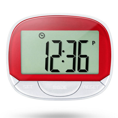 Βηματόμετρο HLZS-1Pcs Τρισδιάστατος μετρητής βημάτων για περπάτημα, φορητός μετρητής βημάτων, ακριβής μετρητής βημάτων με μεγάλη οθόνη