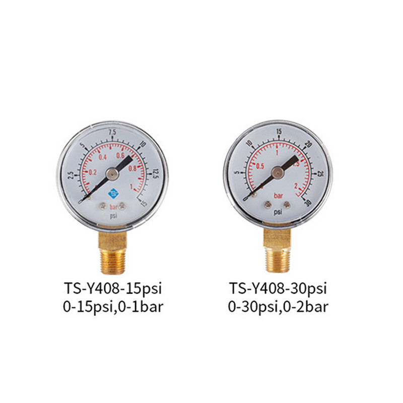 Manometru hidraulic cu scară clară Tester pneumatic pentru uleiuri apă Contor compresor de aer pentru reparații profesionale tip 2