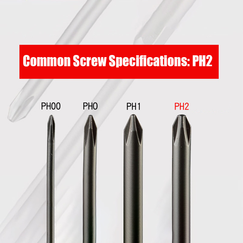 Bit de șurubelniță electrică de 75/100/120mm PH00/0/1/2 Cap de loturi magnetice încrucișate 1/4" cu tijă hexagonală Burghie de șurubelniță electrică cu impact