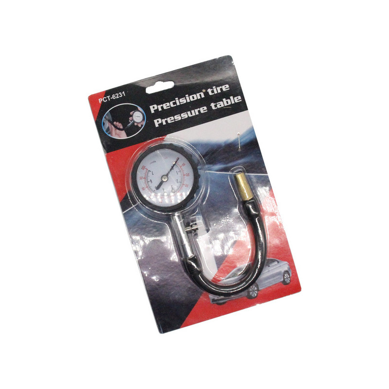 0-100 PSI hosszú csöves gumiabroncsnyomás-mérő Nagy pontosságú gumiabroncs-levegő-mérő műszer motorkerékpár autók teherautó univerzális szerszámaihoz