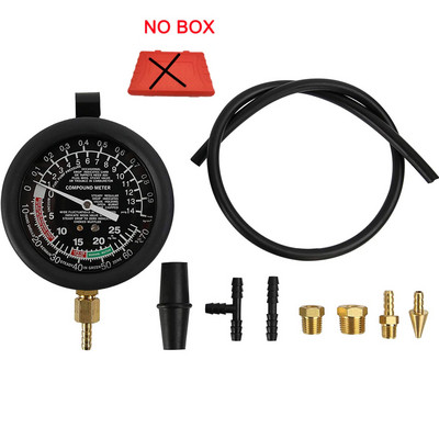 Karburátor szénhidrát szelep üzemanyag-szivattyú nyomás, vákuumvizsgáló műszer tesztkészlet, motor vákuumnyomás teszter autóipari teherautókhoz