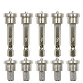 10/5/1Pcs Μύτες κατσαβιδιού τοποθέτησης γυψοσανίδας Μαγνητικές βίδες εξαγωνικού κορμού 1/4 ιντσών που εντοπίζουν την κεφαλή παρτίδας για εργαλεία ξυλουργικής