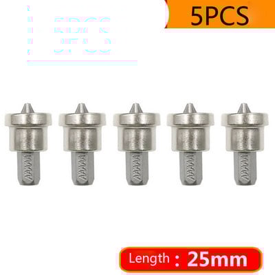 10/5/1Pcs Μύτες κατσαβιδιού τοποθέτησης γυψοσανίδας Μαγνητικές βίδες εξαγωνικού κορμού 1/4 ιντσών που εντοπίζουν την κεφαλή παρτίδας για εργαλεία ξυλουργικής