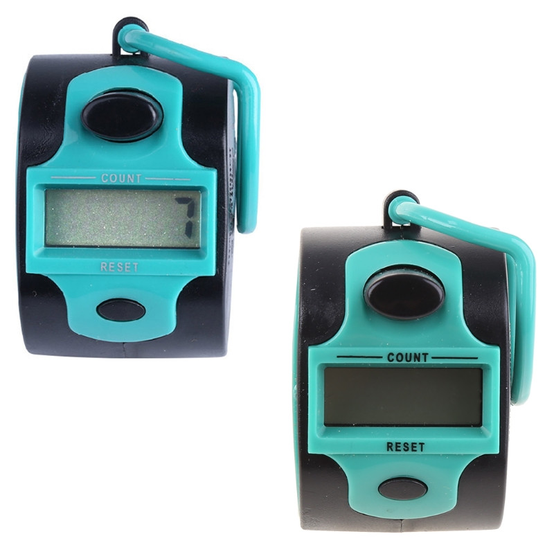 Ψηφιακός μετρητής χειρός 5 ψηφίων Αριθμός Εγχειρίδιο Press Clicker Εγγραφέας οπίσθιου φωτισμού LED με δακτύλιο για κομμάτια