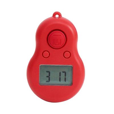 Elektronikus számláló digitális számláló számláló 2 elemmel, kötéllel, időkijelzővel, 6 csatornás, 6 számjegyű, háttérvilágítású számlálóval