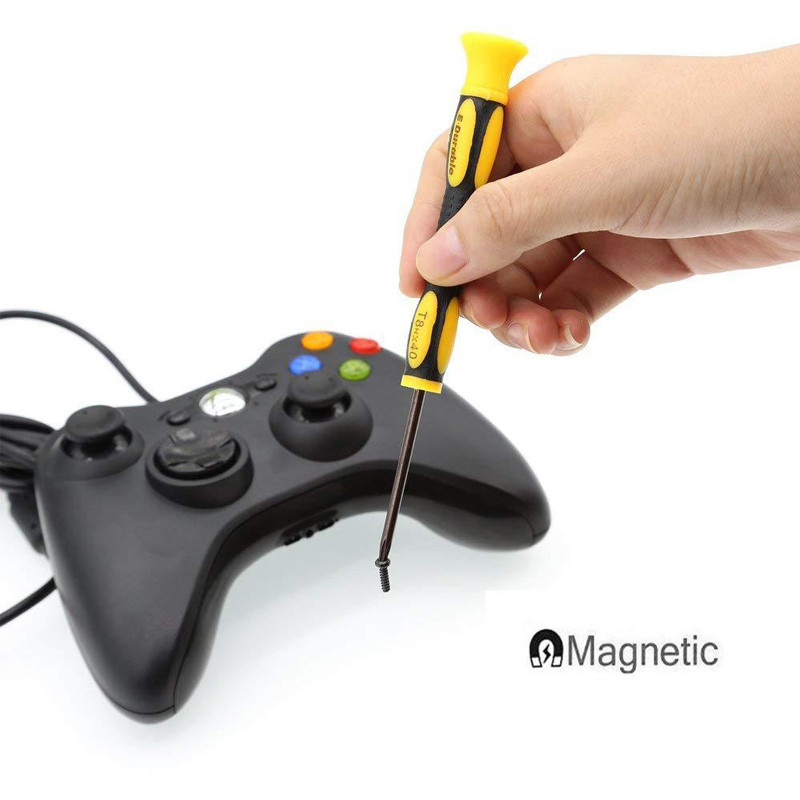 1/7db Torx csavarhúzó bitkészlet T3 T4 T5 T6 T7 T8 T10 mini hatszögletű csavarhúzó játékkonzol fogantyú szétszedő javítószerszámok