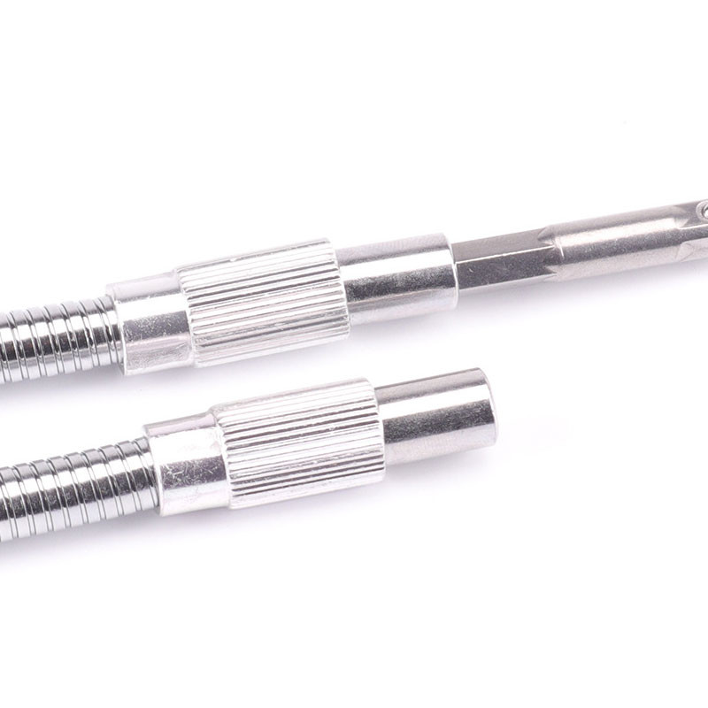 Universaalne metallist painduv võll partiipea ühendusvarras multifunktsionaalne laadimispuur painduv võll Elektriline kruvikeeraja otsik