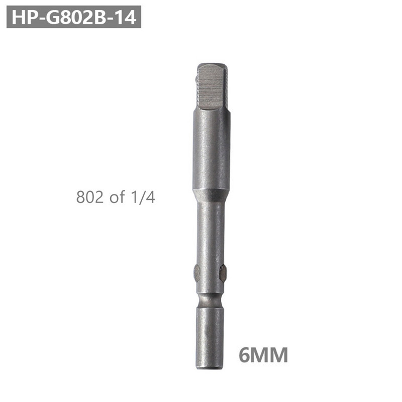 1PC 801/802 uz 1/4 elektriskā skrūvgrieža adaptera stienis 65/70mm Pašbloķējoša adaptera stieņa ligzda elektriskajām urbjmašīnām Skrūvgrieži