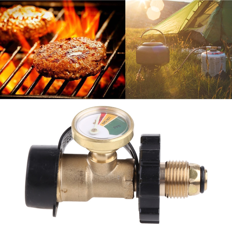 Universal Propane for Tank Gauge Detector Μετρητής πίεσης αερίου Brass & Plastic Mad