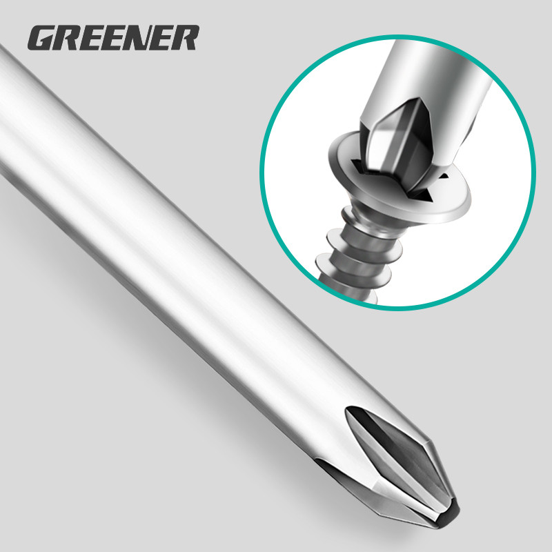 Zöldebb, 150 mm200 mm-es hatszögű, keresztfejű csavarhúzó bitek elektromos csavarhúzó kéziszerszámok mágneses csavarhúzó fúrószár készlet