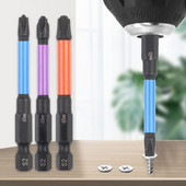 65 mm speciāls magnētiskais šķērsskrūvgrieža uzgalis Uzgriežņu uzgaļi FPH1 FPH2 FPH3 kontaktligzdas slēdžam Elektriķim Speciāls elektroinstruments