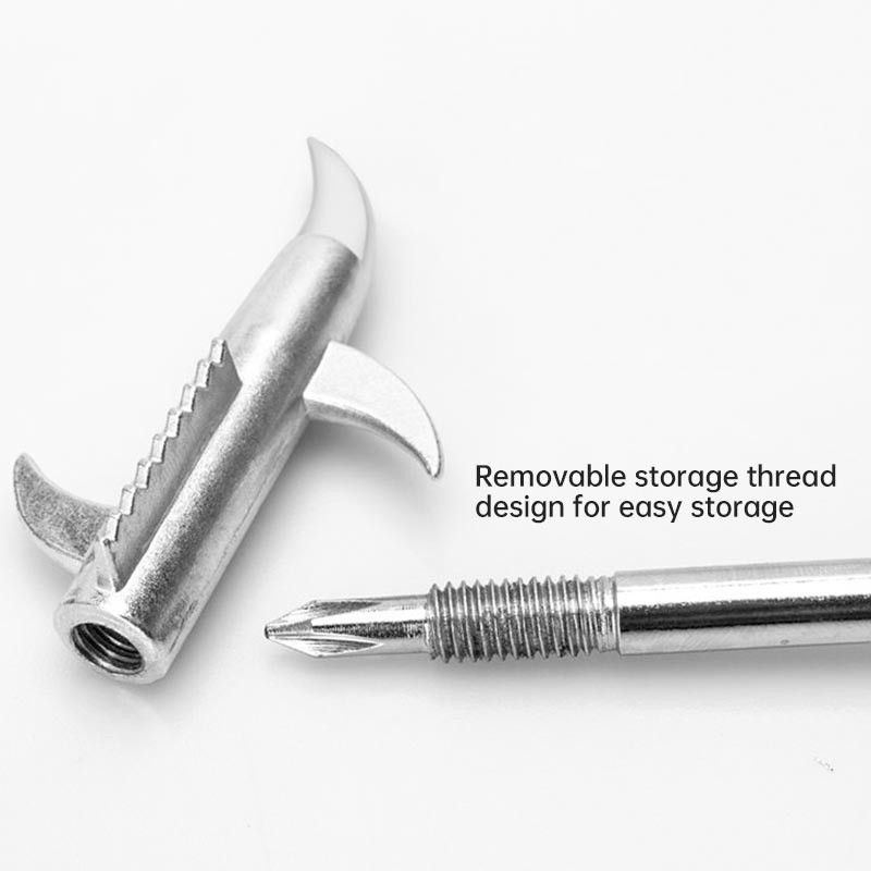 Auto riepu akmens tīrīšanas rīks Metāla daudzfunkcionāls zāģa zoba āķis Auto riepu akmens tīrīšanas āķis Skrūvgrieža akmens noņemšanas rīks