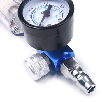 Μετρητής πίεσης αέρα με μετρητή πίεσης διπλής κλίμακας & διαχωριστήρα νερού λαδιού- Μεταλλικό