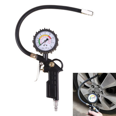 220psi autó gumiabroncs légnyomásmérő motorkerékpár autó Dropship