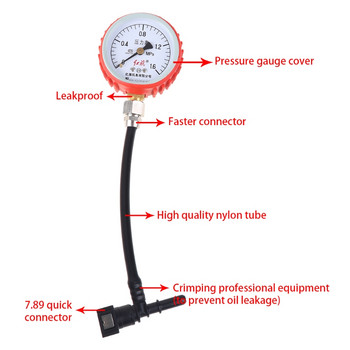 Манометър на горивната система Инструмент за тестване на манометър за автоматичен дропшип