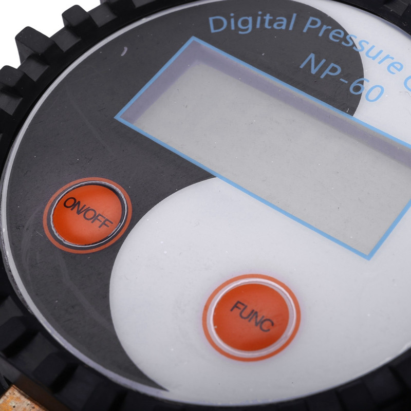 Digitális vákuumnyomásmérő Nyomásmérő Hidraulikus légkompressziós műszer Nyomásmérő Barométer Tartomány 3-200 PSI (1,4 MPA)