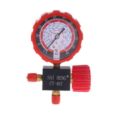 Kondicioniera kolektora mērītājs VALVE der R410A R22 R134a R404A spiediena mērītāja kritienam