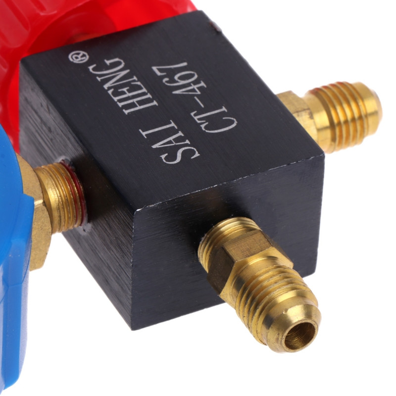 Kondicioniera kolektora mērītājs VALVE der R410A R22 R134a R404A spiediena mērītāja kritienam