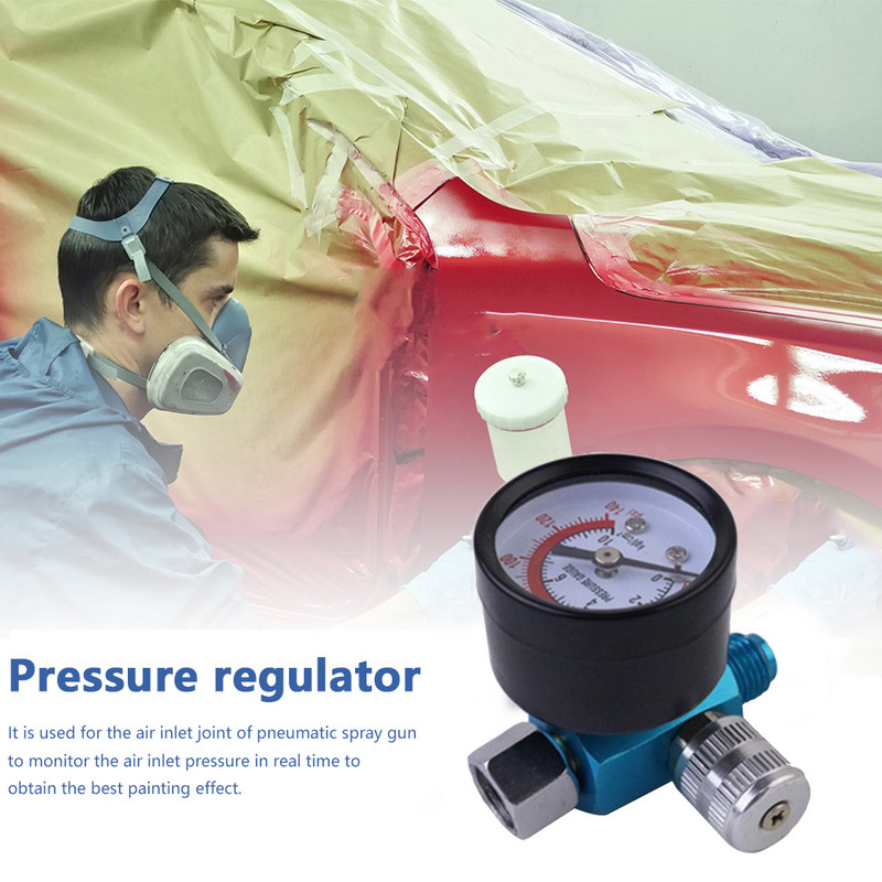G1/4 pneumatikus szórópisztoly légnyomás-szabályozó gépkocsijavító festőeszközök